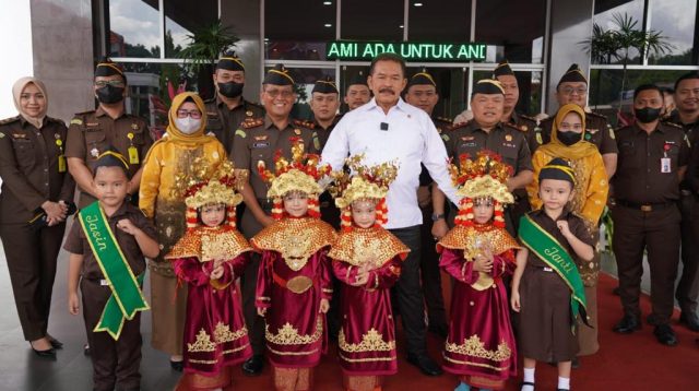 Jaksa Agung ST Burhanuddin Kunjungi Kejaksaan Negeri Banyuasin, Tekankan Disiplin Pegawai