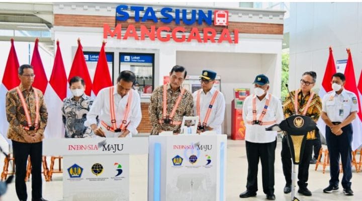 Presiden Jokowi Resmikan Revitalisasi Stasiun Manggarai Tahap 1