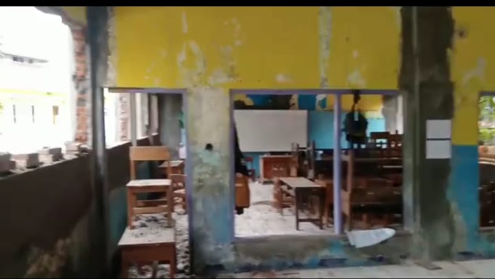 Proyek rehab SDN 1 Sadarkarya diduga banyak pelanggaran