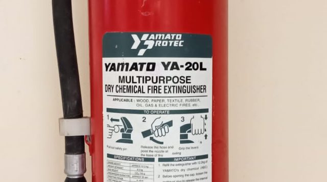 Dana pengadaan APAR kantor sekretariat Walikota Pagar Alam dipertanyakan  diduga kadaluarsa