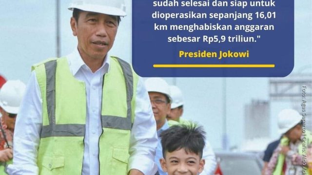 Presiden Jokowi Resmikan  Tol Sayung – Demak Solusi Alternatif Atasi Kemacetan Pantura