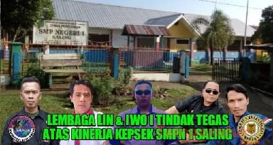 IWO I & LSM  : Pecat KS SMPN 1 Saling Empat Lawang, Desak Kejari Audit Dana Bos  Disinyalir Indikasi Kuat KKN