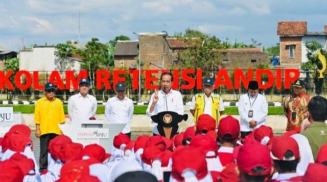 Presiden Resmikan Sejumlah Proyek Infrastruktur Pengendali Banjir di Jawa Barat