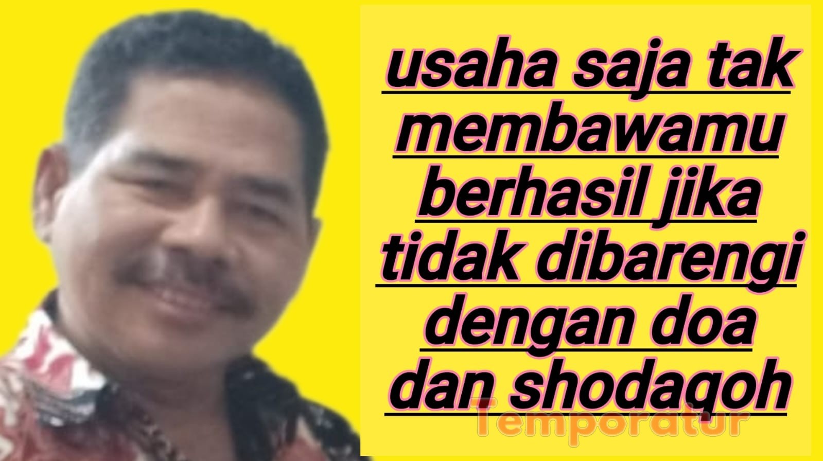 Celoteh Ustad Kampung diakhir Pekan : Orang Yang Putus Kontaknya Dengan Allah