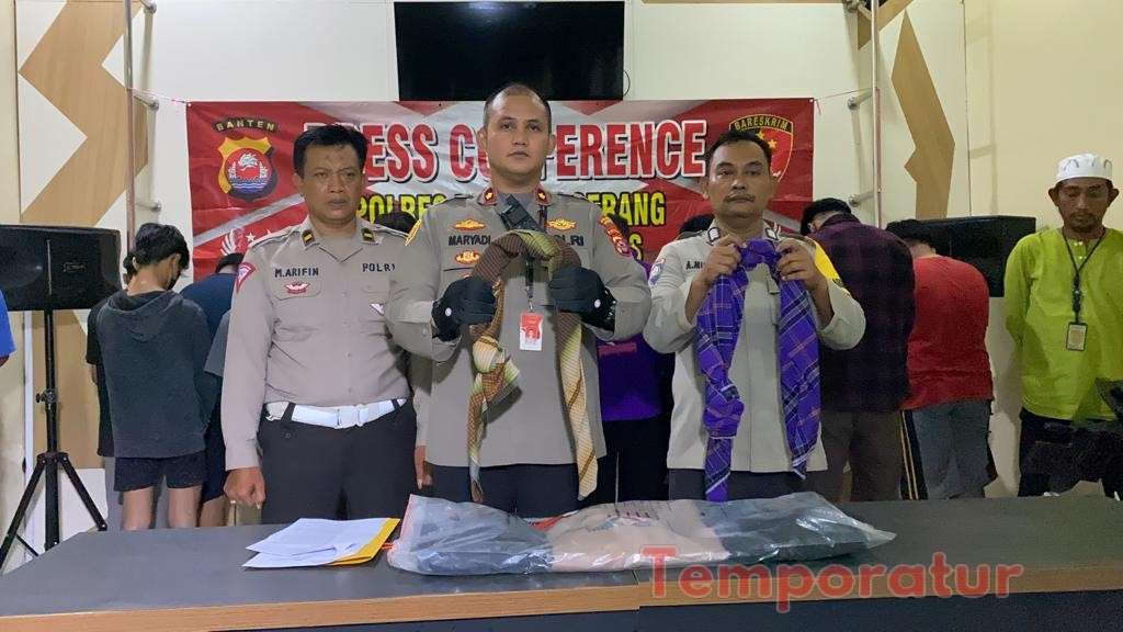 Sempat Viral 28 Anak Diduga Hendak Tawuran Diamankan Polsek Pasar Kemis Polresta Tangerang
