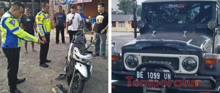 Diduga Tidak Fokus Saat Berkendara,Pelajar SMP Asal Pringsewu Alami Kecelakaan Yang Menyebabkan Kaki Kanan Putus