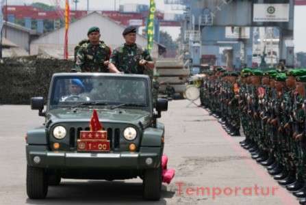 Panglima TNI Lepas Keberangkatan 850 Prajurit Satgas Operasi Pengamanan Papua