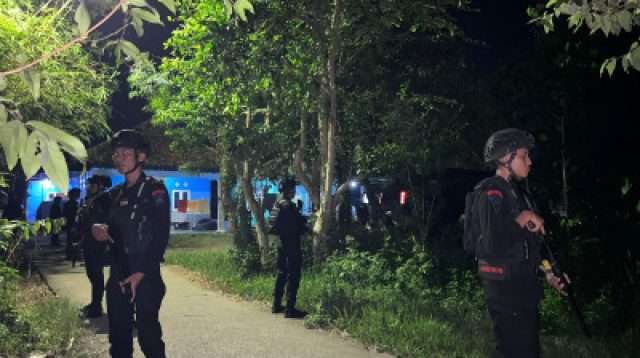 Satbrimob Polda Banten Laksanakan Pengamanan Kunjungan Kerja Wapres RI di Tanara