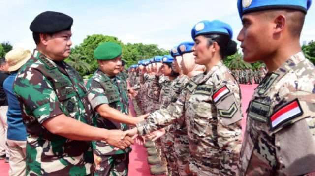 Kasad Hadiri Pemberangkatan Satgas BGC Konga XXXIX-E dan Kizi Konga XX-T Monusco
