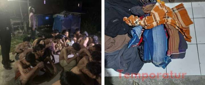 Dalam Patroli KRYD Polsek Kragilan Polres Serang Berhasil Amankan 20 Pelajar Yang Akan Tawuran Perang Sarung