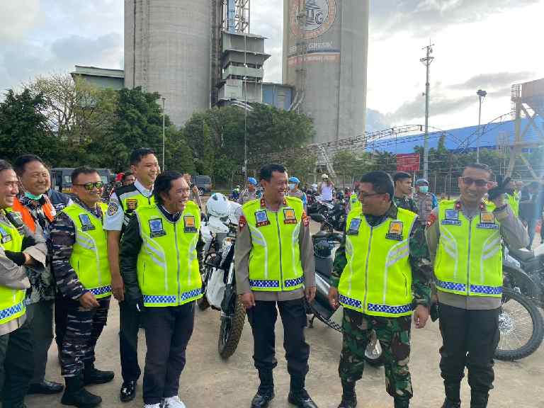 Kapolda Banten Cek Jalur Mudik Sepeda Motor di Pelabuhan Ciwandan