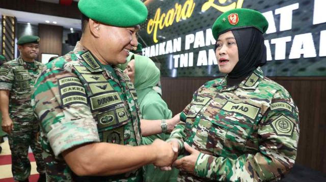 Kasad Terima Laporan Kenaikan Pangkat 47 Pati TNI AD, Termasuk Danjen Kopassus Termuda dan Dua Kowad