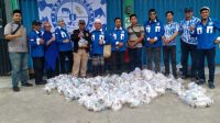 Para Dewan Pengurus Badak Banten Perjuangan DPC Tangsel Sinergi Dengan Polsek Ciputat Timur Giat Bukber Serta Membagikan Makanan