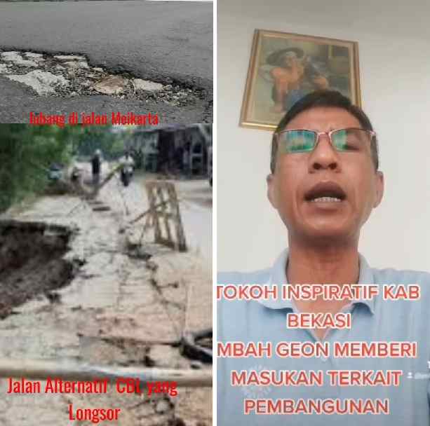 Banyak Yang Rusak Jalan Kabupaten Bekasi, Gunawan Sniper Sebut Jalan Horor?