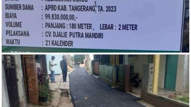 Masyarakat Merasa Kecewa Diduga Pekerjaan Jalan Aspal Tidak Sesuai Dengan SOP