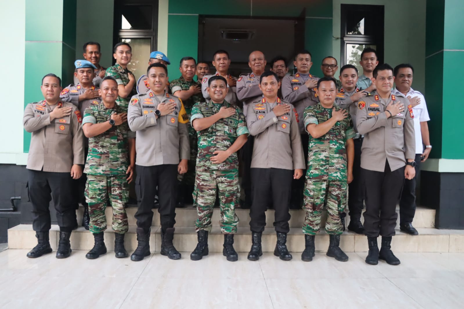 Pererat Sinergitas TNI – Polri, Polres Tangsel Berkunjung Ke Kodim 0506/Tangerang