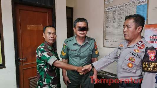 Serda Ayupti Babinsa Jati Luhur amankan TNI Gadungan