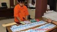Satreskrim Polres Pringsewu Bekuk Pelaku Pengedar Uang Palsu Asal Gadingrejo