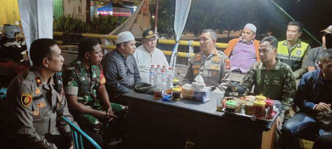 Kombes Pol Komarudin Cek Pos Pantau Ramadhan, Pastikan Keamanan di Wilayah Jakpus