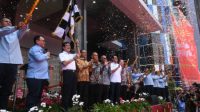 Menteri Yasonna Lepas Keberangkatan 31 Bus Mudik Bareng Kemenkumham