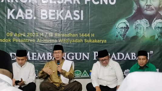 Pj Bupati Bekasi Dani Ramdan: NU Menjadi Perekat Persatuan di Tengah Masyarakat