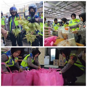 Sambut Hari Kartini, Srikandi Polres Subang Berbagi