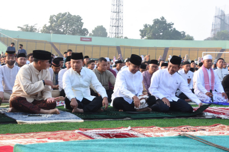 Kodam III/Siliwangi Menggelar Sholat Idul Fitri 1444 H Bersama Kasad