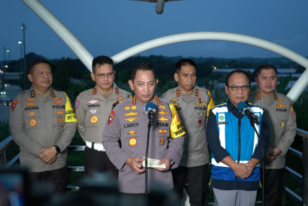 Kapolri Pantau Arus Balik Di Km 70