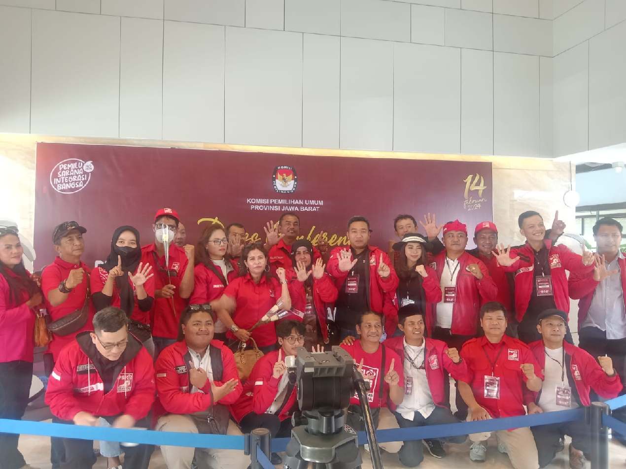 PSI Resmi Daftarkan Bacaleg ke KPU Jabar,Marshal Chandra: Kami Optimis Target 3 Juta Suara PSI Bisa Diraih