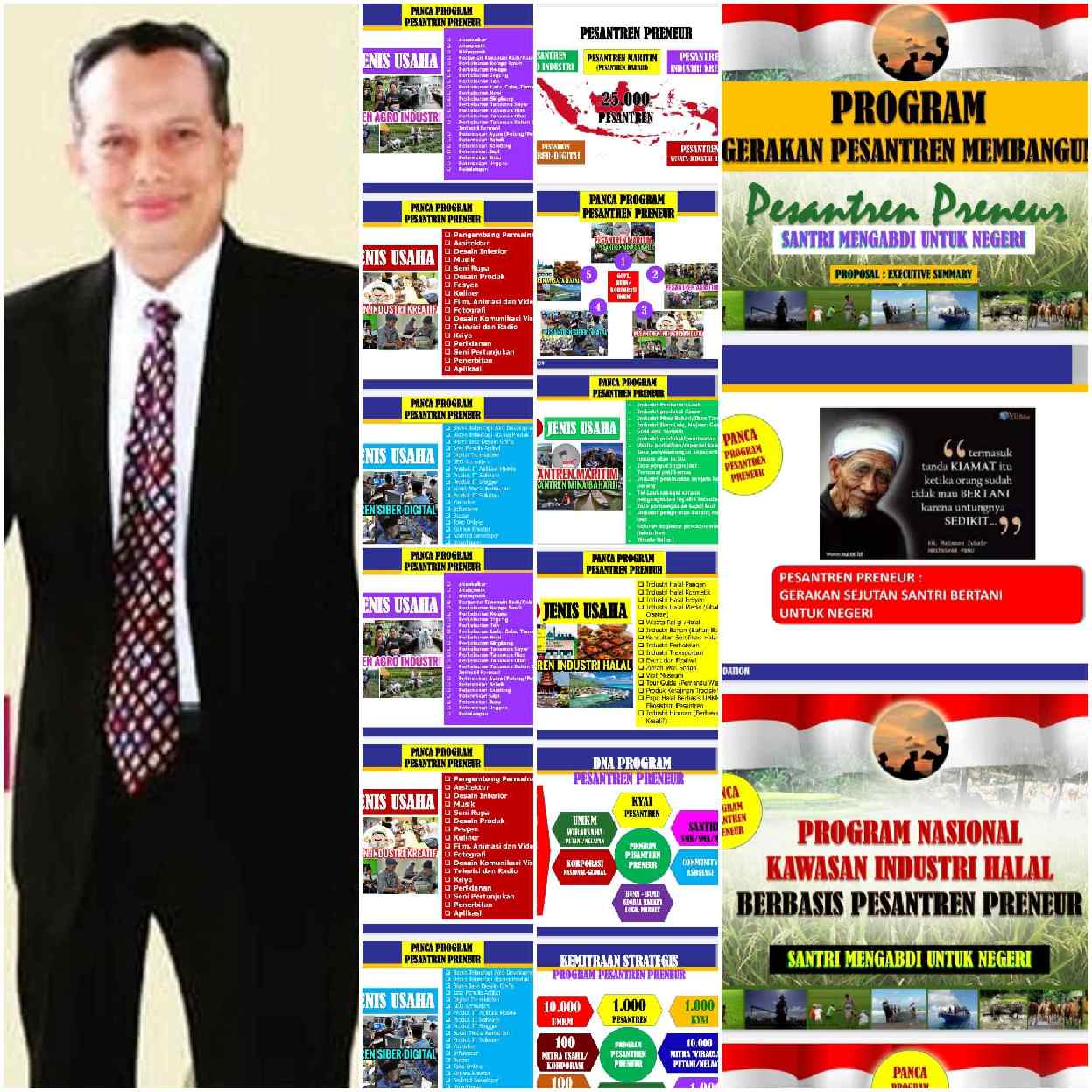 Munawar Fuad Tokoh Bekasi Penggagas Program Pesantrenpreneur