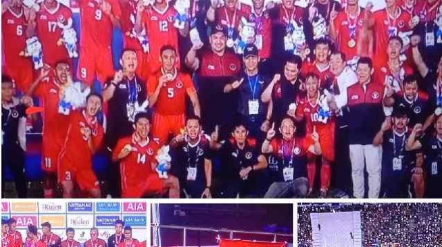 Raih Medali Emas Indonesia Sikat Thailand 5-2 di Sea Games Kamboja 2023