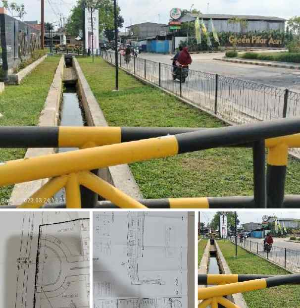 Perumahan Cluster Arta Angsana Diduga Serobot Badan Jalan