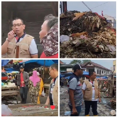 Kepala DLH Kabupaten Bekasi Tinjau 4 Titik Lokasi Sampah Pasar Cikarang