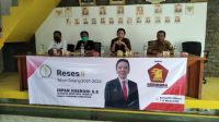 IRFAN HAERONI .S.E.Anggota DPRD Provinsi Jabar Fraksi Gerindra Adakan Reses Di Aula Desa Karang Setia Dalam Rangka Menyerap Aspirasi Masyarakat