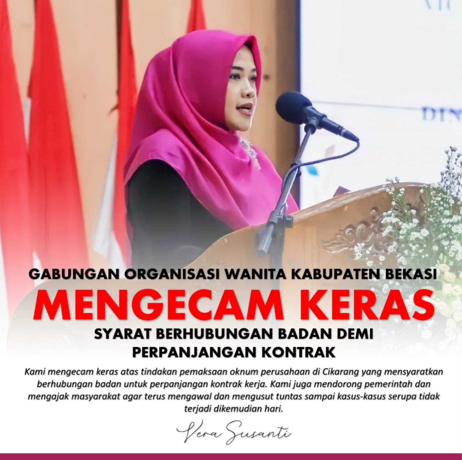 GOW Kabupaten Bekasi Mengecam Staycation Perpanjangan Kontrak Kerja