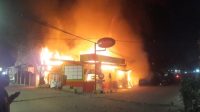 Tiga Kios Hangus Terbakar Sijago Merah Di Jalan Raya Lingkar Sukatani