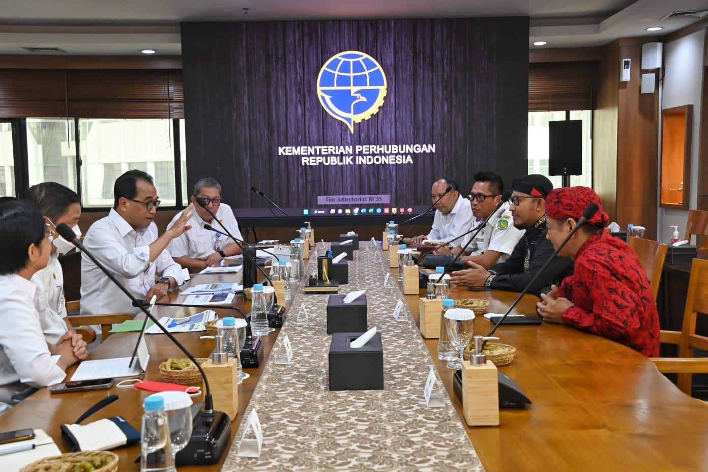 Menhub dan Bupati Sumenep Bahas Optimalisasi Transportasi di Sumenep dan di Sekitar Kepulauan Madura