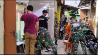 Semangat Gotong Royong, ASN Dan Linmas Bekasi Selatan Bantu Pengerjaan Fisik TMMD 116 Kodim 0507 Bekasi