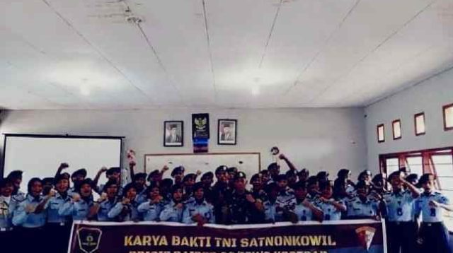 Brigif R 20/IJK Kostrad Tanamkan Cinta NKRI Serta Bangun Wawasan Kebangsaan