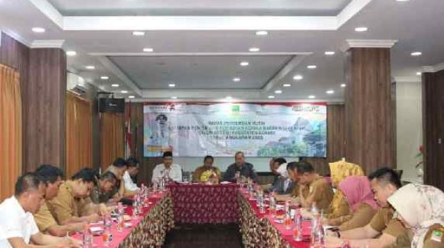 Kesbangpol Kabupaten Bekasi dan Bawaslu Gelar Rapat Persiapan Pemilu