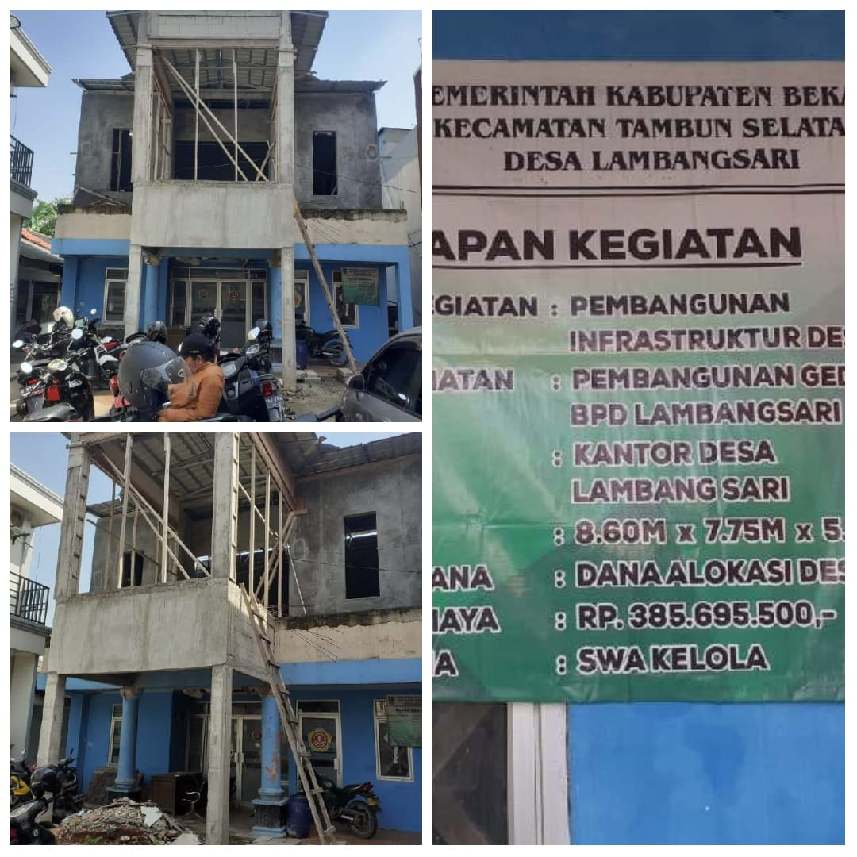 Waduh,Tertulis Ongkos Wartawan 62 Jutaan DiLaporan Keuangan Desa Lambangsari Rusak Profesi Wartawan
