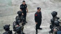 Dansat Brimob Polda Metro Jaya Cek Langsung Latihan Mobilitas Udara