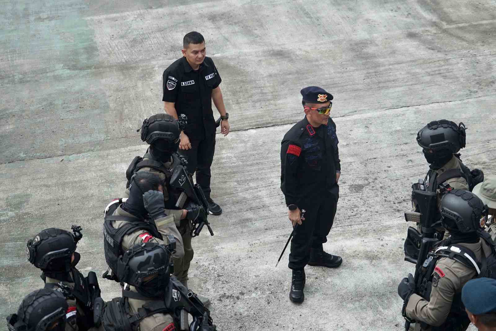 Dansat Brimob Polda Metro Jaya Cek Langsung Latihan Mobilitas Udara