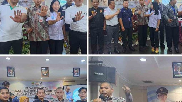 H.Encep.S. Jaya Plt.BNK Bekasi Buka Rapat Koordinasi Anti Narkoba Tingkat Kabupaten Bekasi
