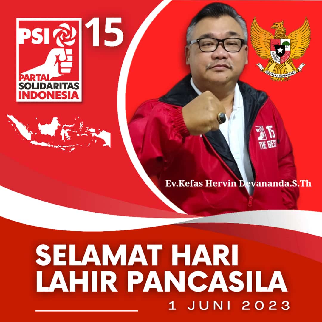 Ev.Kefas Hervin Devananda.S.Th :  Selamat Hari lahir Pancasila,dan Jadikan Pancasila Sebagai Way of Life