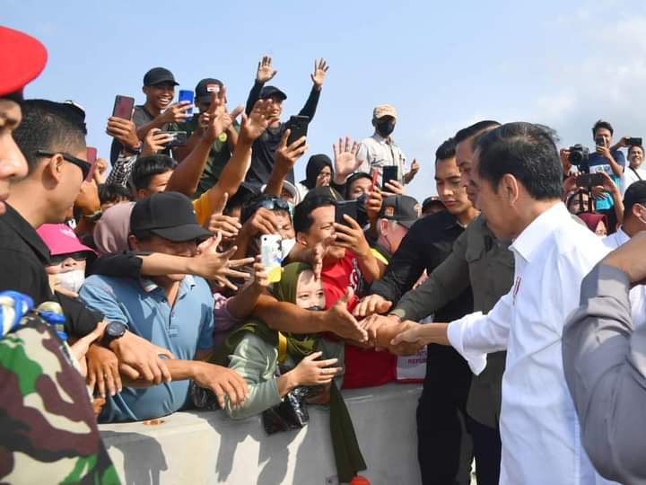 Presiden Jokowidodo Resmikan  Jembatan Kretek 2, Manfaat Nyata Untuk  Masyarakat Bantul DIY