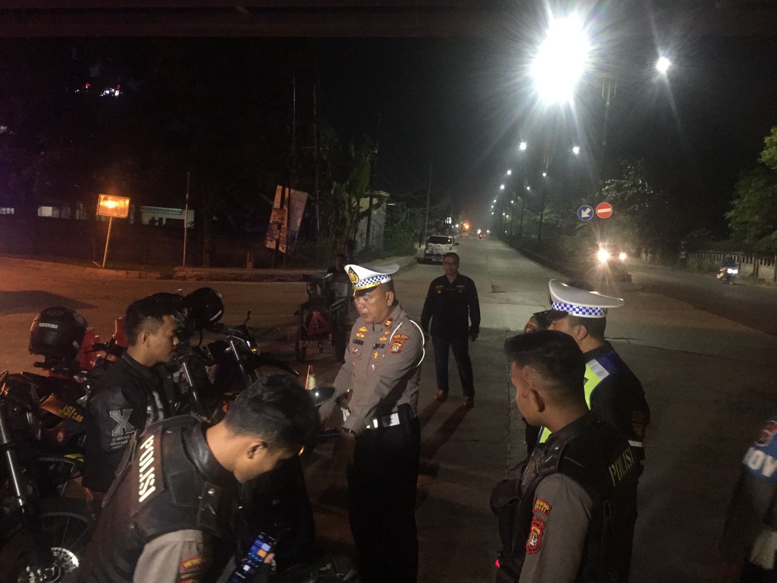 Cegah Kriminalitas Malam Hari, Polres Metro Bekasi Gelar Operasi Kejahatan Jalanan