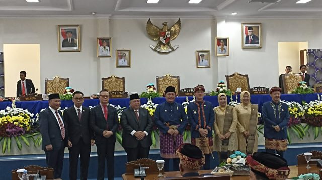 Ketua DPRD Pimpin Sidang Istimewa Hut Kota Pagar Alam Ke 22 dihadiri  Gubernur Sumatera Selatan