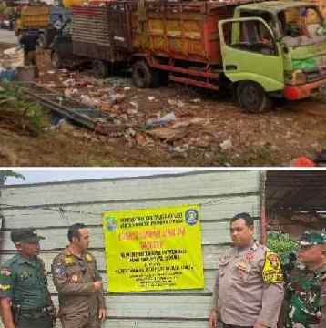 Oknum Pengelola Sampah di CBL Membandel Tak Hiraukan Instruksi Satpol PP Kabupaten Bekasi 