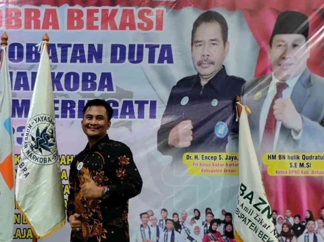 Kepala Plt.BNK Dr.H.Encep S Jaya Buka Peringatan HANI dan Penobatan Duta Pelajar Anti Narkoba 2023